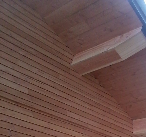 Bardage douglas Superbesse nez de panne