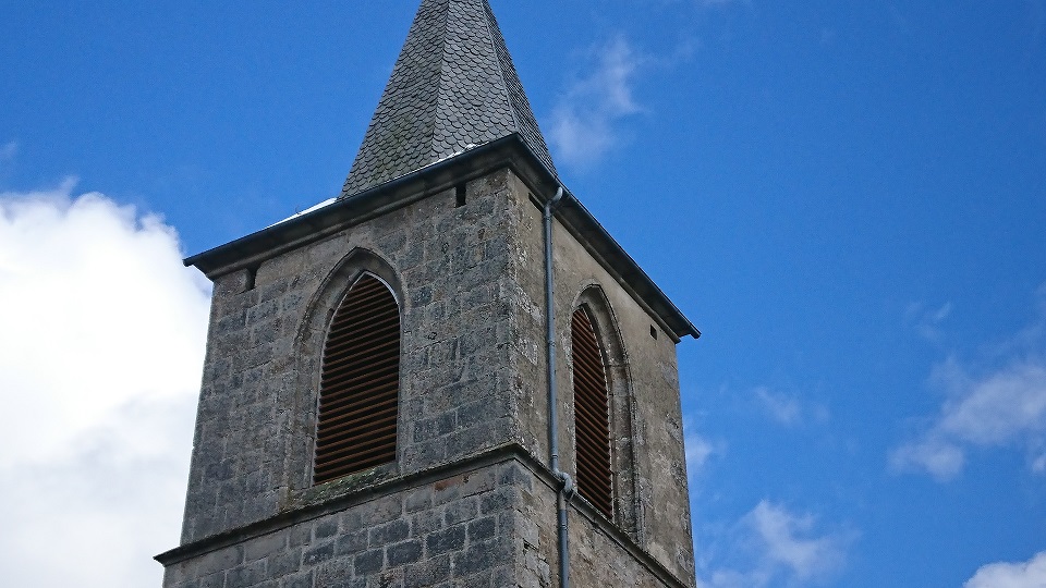 Abats sons clocher église Auvergne